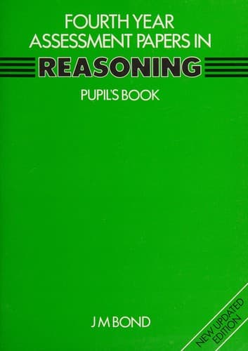 Tapa de Reasoning (Bond Assessment Papers in Reasoning)