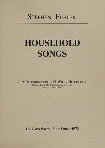 Tapa de Household Songs
