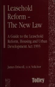 Tapa de Leashold Reform - The New Law