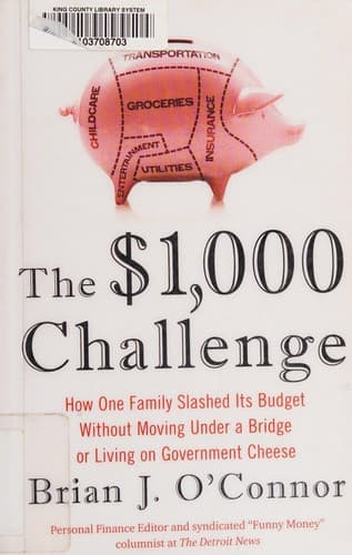 Tapa de The $1,000 challenge