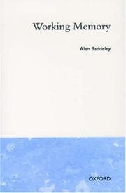 Tapa de Working Memory (Oxford Psychology Series, No 11)