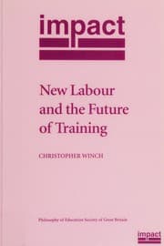 Tapa de New Labour and the future of training