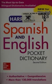 Tapa de Harrap's Spanish and English pocket dictionary