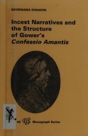 Tapa de Incest Narratives and the Structure of Gower's Confessio Amantis (Els Monograph, No 56)