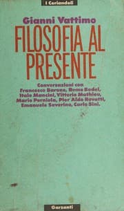 Tapa de Filosofia al presente