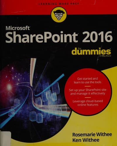 Tapa de SharePoint 2016 for dummies