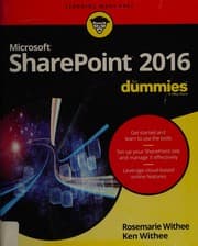 Tapa de SharePoint 2016 for dummies