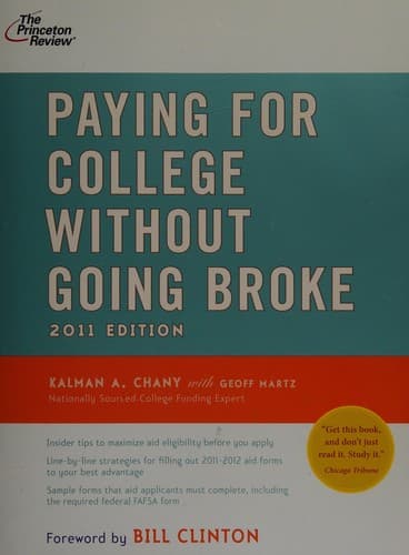 Tapa de Paying for college without going broke