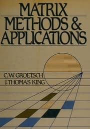 Tapa de Matrix methods and applications