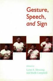 Tapa de Gesture, speech, and sign