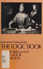 Tapa de Instructor's manual for The logic book