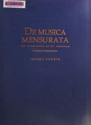 Tapa de De Musica Mensurata