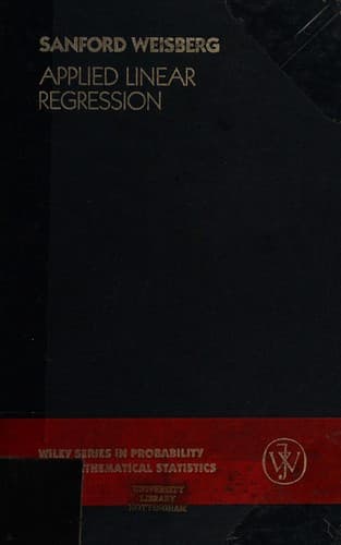 Tapa de Applied linear regression
