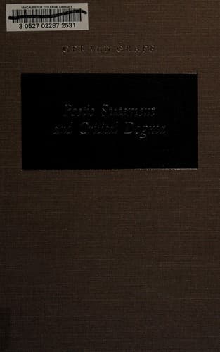 Tapa de Poetic statement and critical dogma.