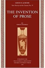 Tapa de The Invention of Prose (New Surveys in the Classics)