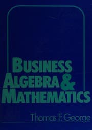 Tapa de Business algebra & mathematics