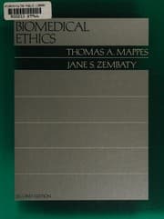 Tapa de Biomedical ethics