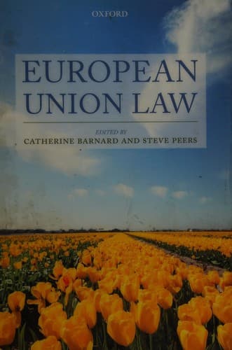 Tapa de European Union Law