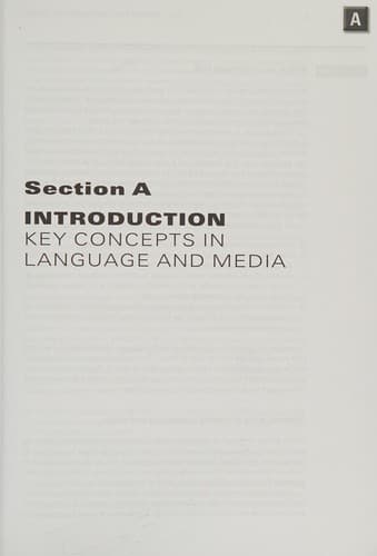 Tapa de Language and media