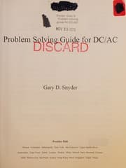 Tapa de Problem solving guide for DC/AC