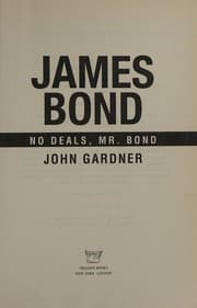 Tapa de James Bond : No Deals, Mr. Bond
