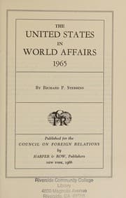 Tapa de The United States in world affairs