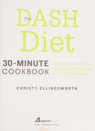 Tapa de The DASH diet 30-minute cookbook