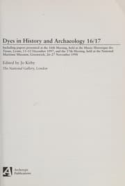 Tapa de Dyes in history and archaeology 16/17