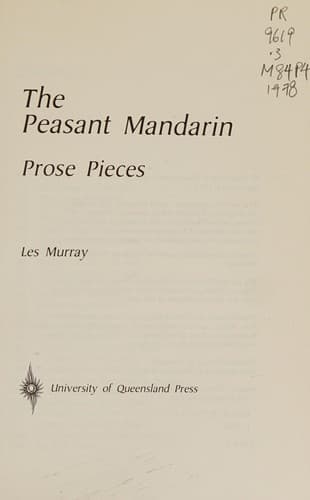 Tapa de The peasant mandarin