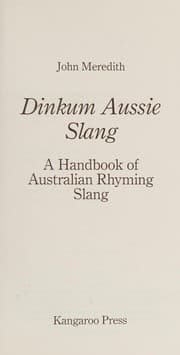 Tapa de Dinkum Aussie Rhyming Slang