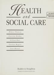 Tapa de Health and social care