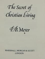 Tapa de The secret of Christian living