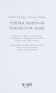 Tapa de Versek Marinak