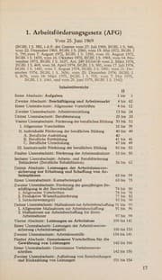 Tapa de Arbeitsförderungsgesetz