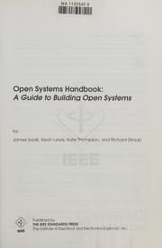 Tapa de Open systems handbook