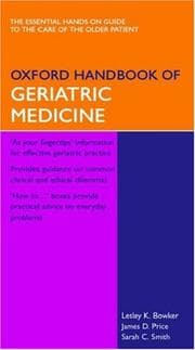 Tapa de Oxford handbook of geriatric medicine