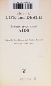 Tapa de Matters of life and death