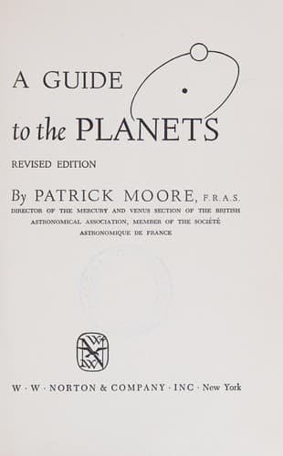 Tapa de A guide to the planets.