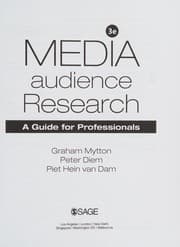 Tapa de Media Audience Research
