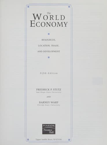 Tapa de World Economy
