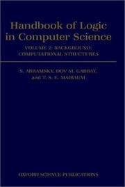 Tapa de Handbook of logic in computer science