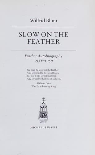 Tapa de Slow on the feather