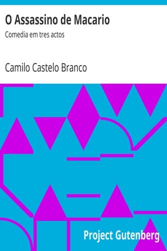 Tapa de O Assassino de Macario