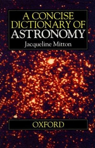 Tapa de A concise dictionary of astronomy