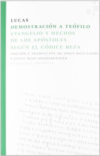 Tapa de Demostración a Teófilo