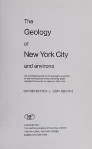 Tapa de The geology of New York City and environs