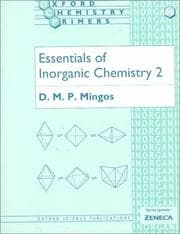 Tapa de Essentials of inorganic chemistry