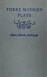 Tapa de Three modern plays