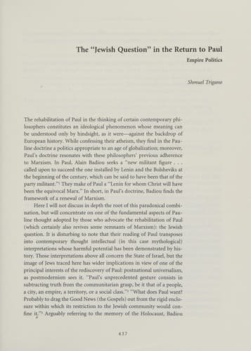 Tapa de Paul and the philosophers