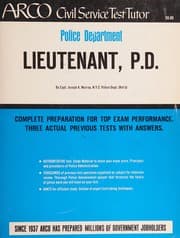 Tapa de Lieutenant, police department